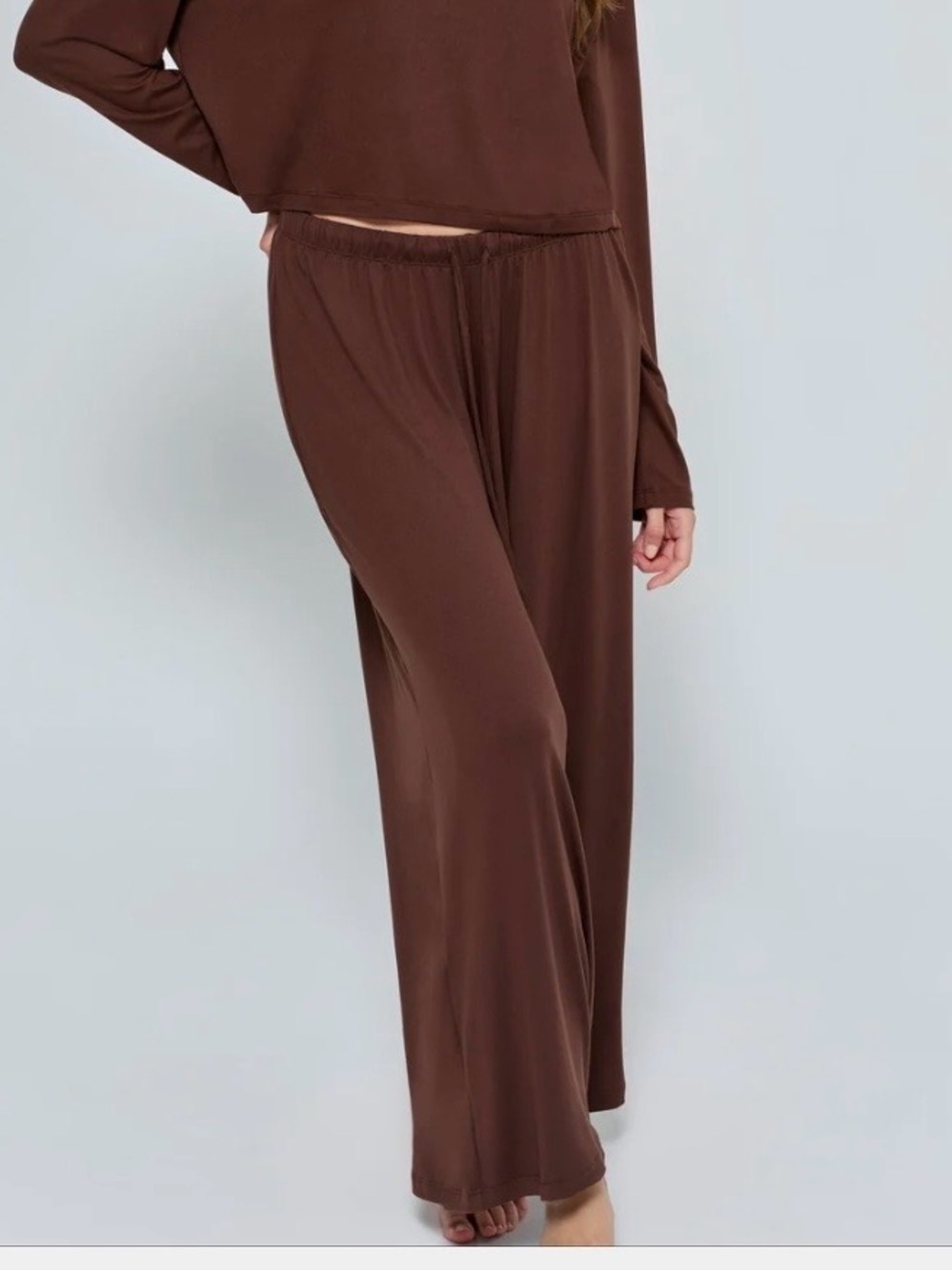 Bumpsuit- cloud pants in large- NWT chocolate